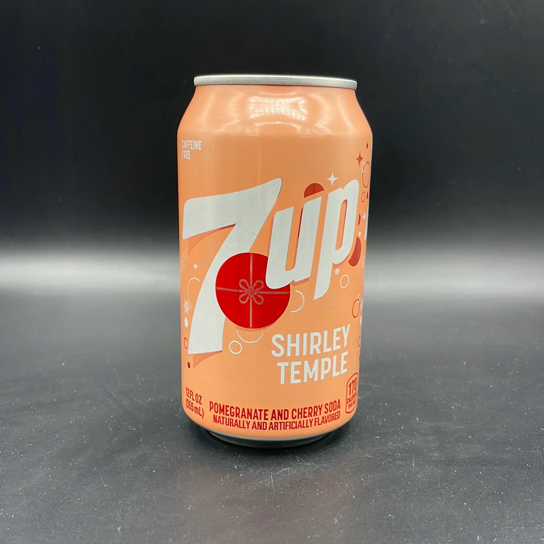 7 Up - Shirley Temple! Pomegranate & Cherry Flavoured Soda, 355ml (USA)