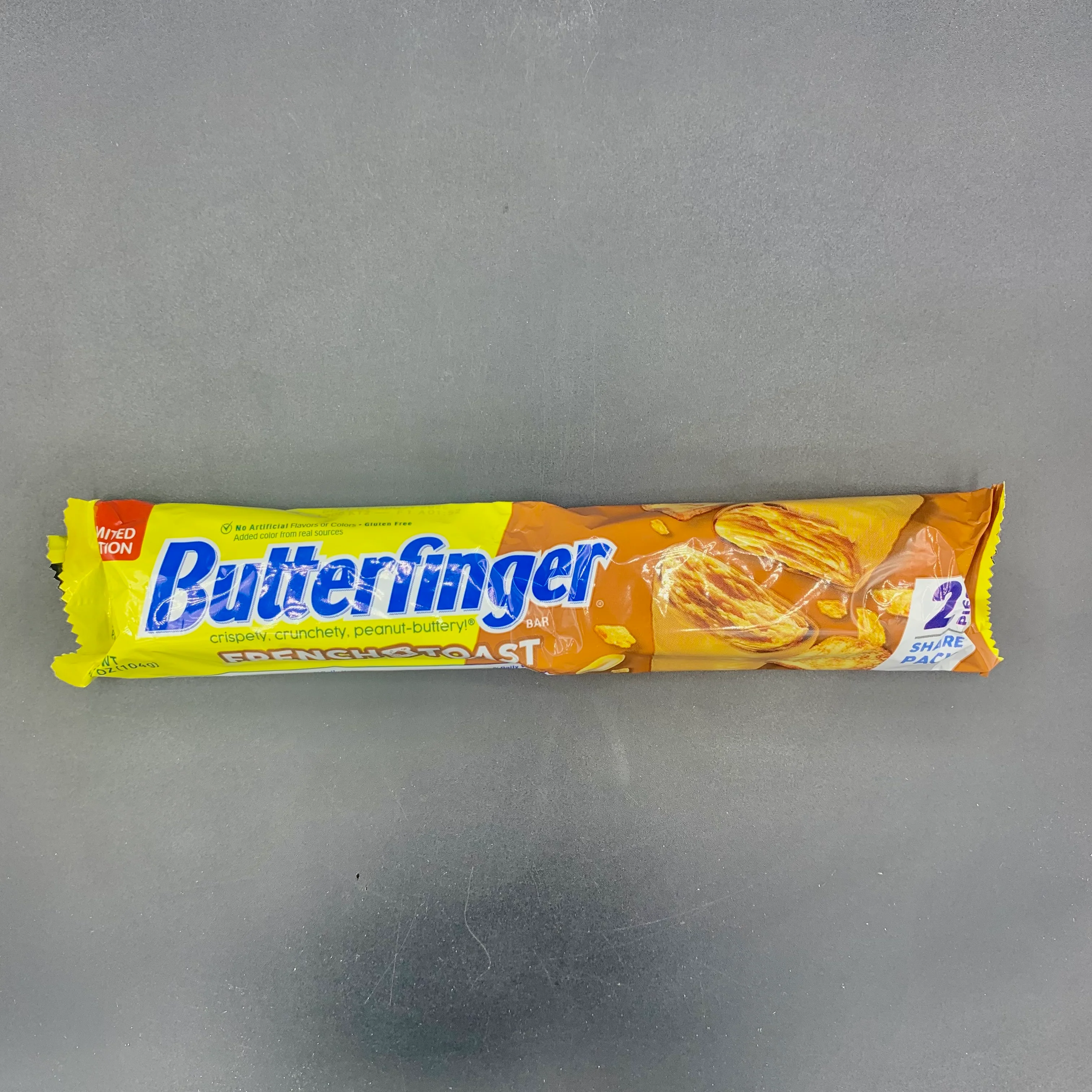 Butterfinger Bar - French Toast Flavour, Share Size (2 Pieces), 104g (USA). LIMITED EDITION - Image 2