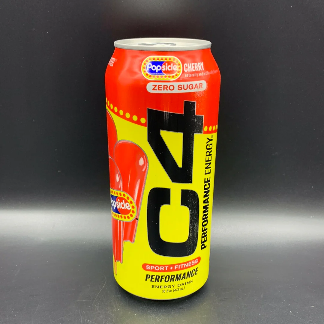 C4 Performance Energy - Popsicle Cherry Flavour, 473ml (USA) - Image 2