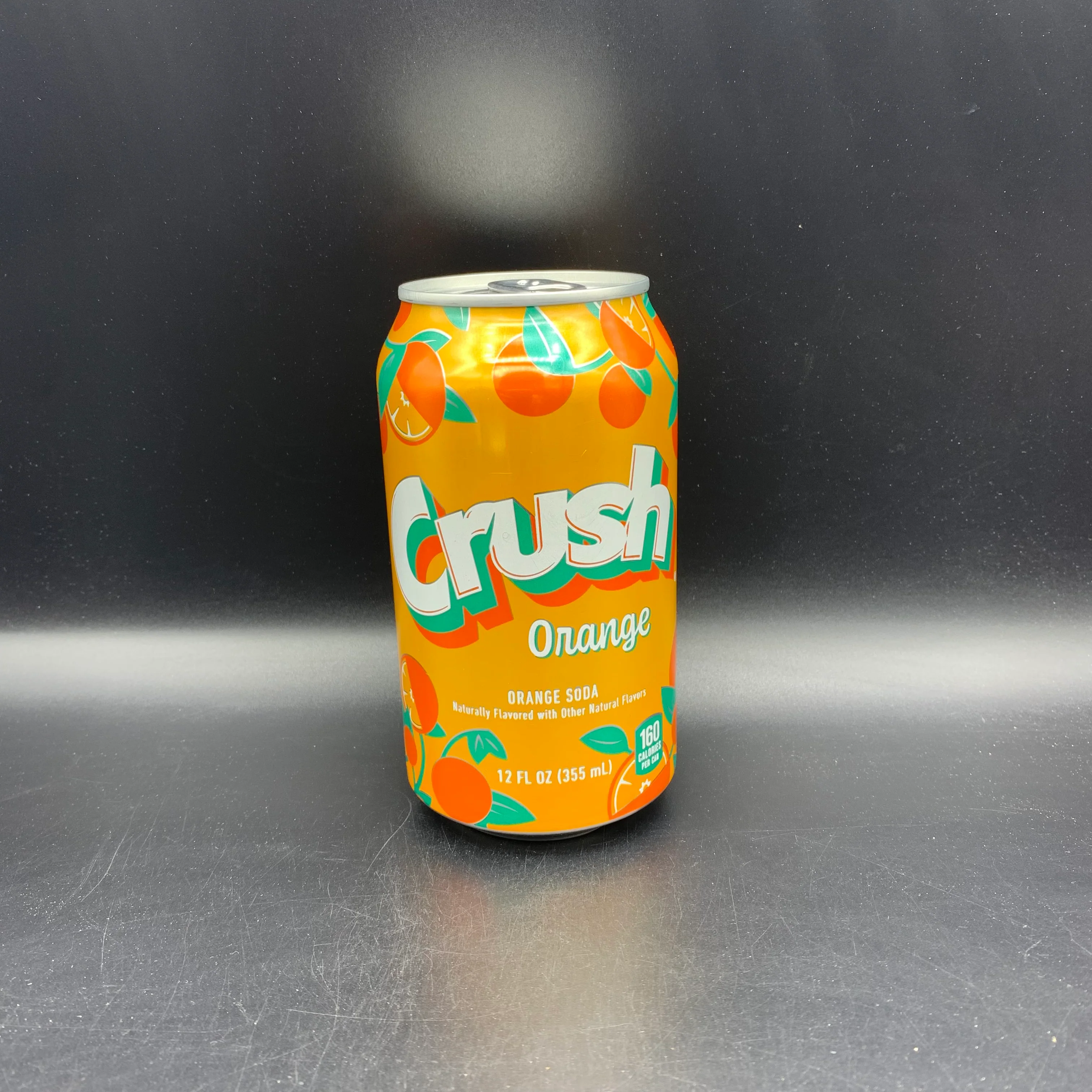 Crush - Orange Flavoured Soda, 355ml (USA) - Image 2