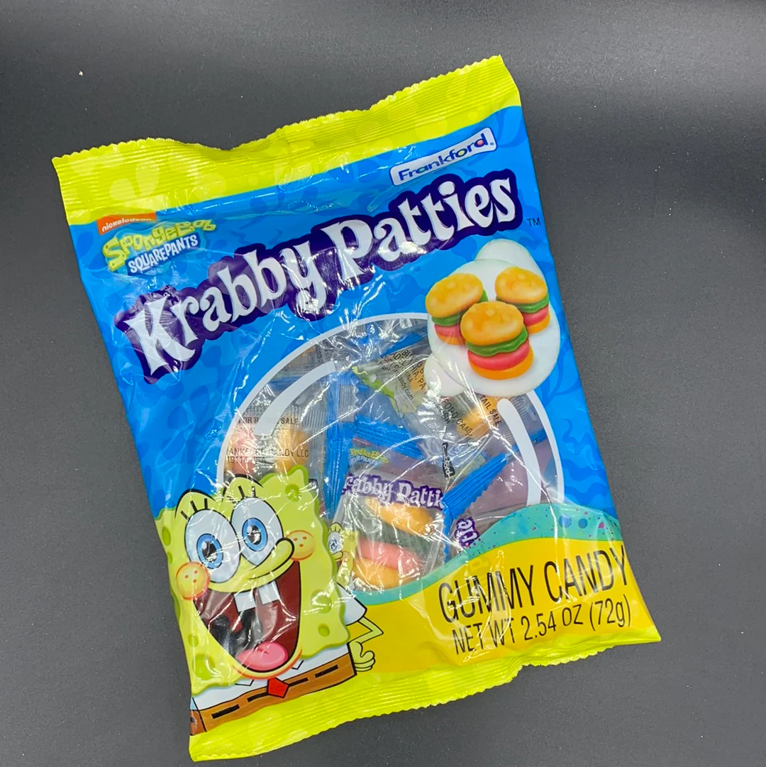 Frankford SpongeBob - Krabby Patties Gummy Candy, 72g (USA) - Image 2