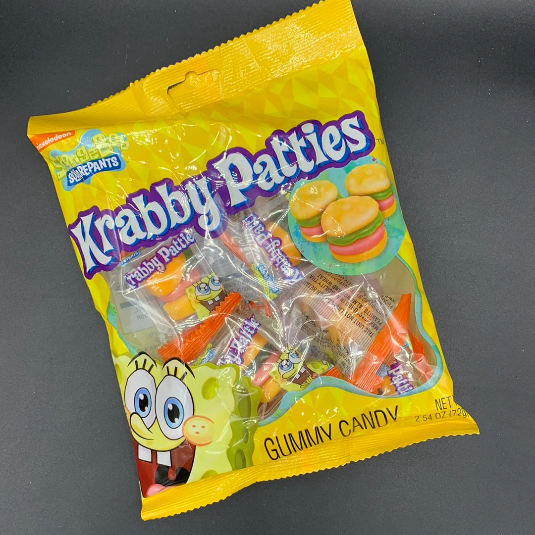 Frankford SpongeBob - Krabby Patties Gummy Candy, 72g (USA) - Image 3