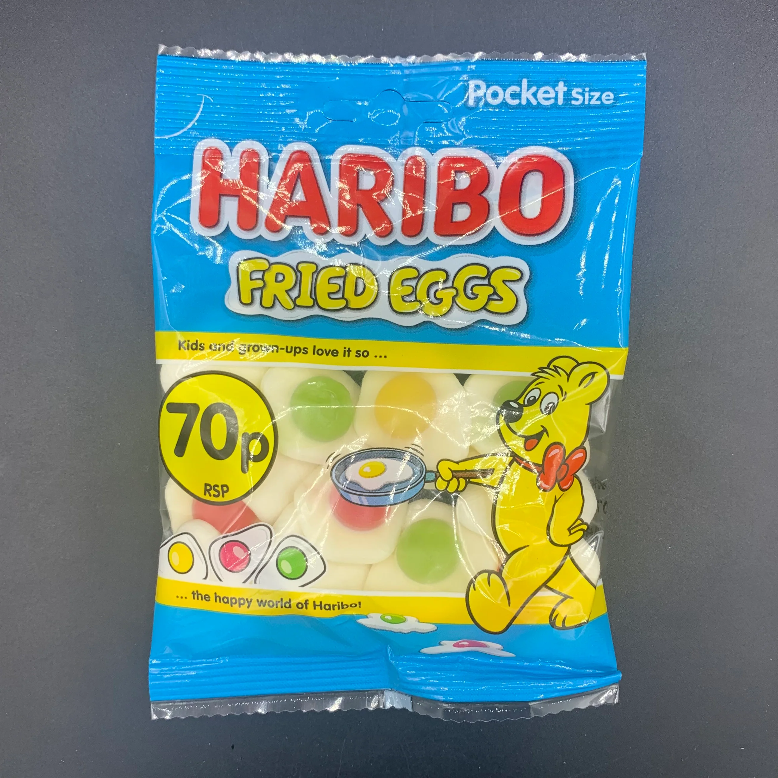 Haribo - Fried Eggs Gummy Candy, 60g (USA) - Image 2