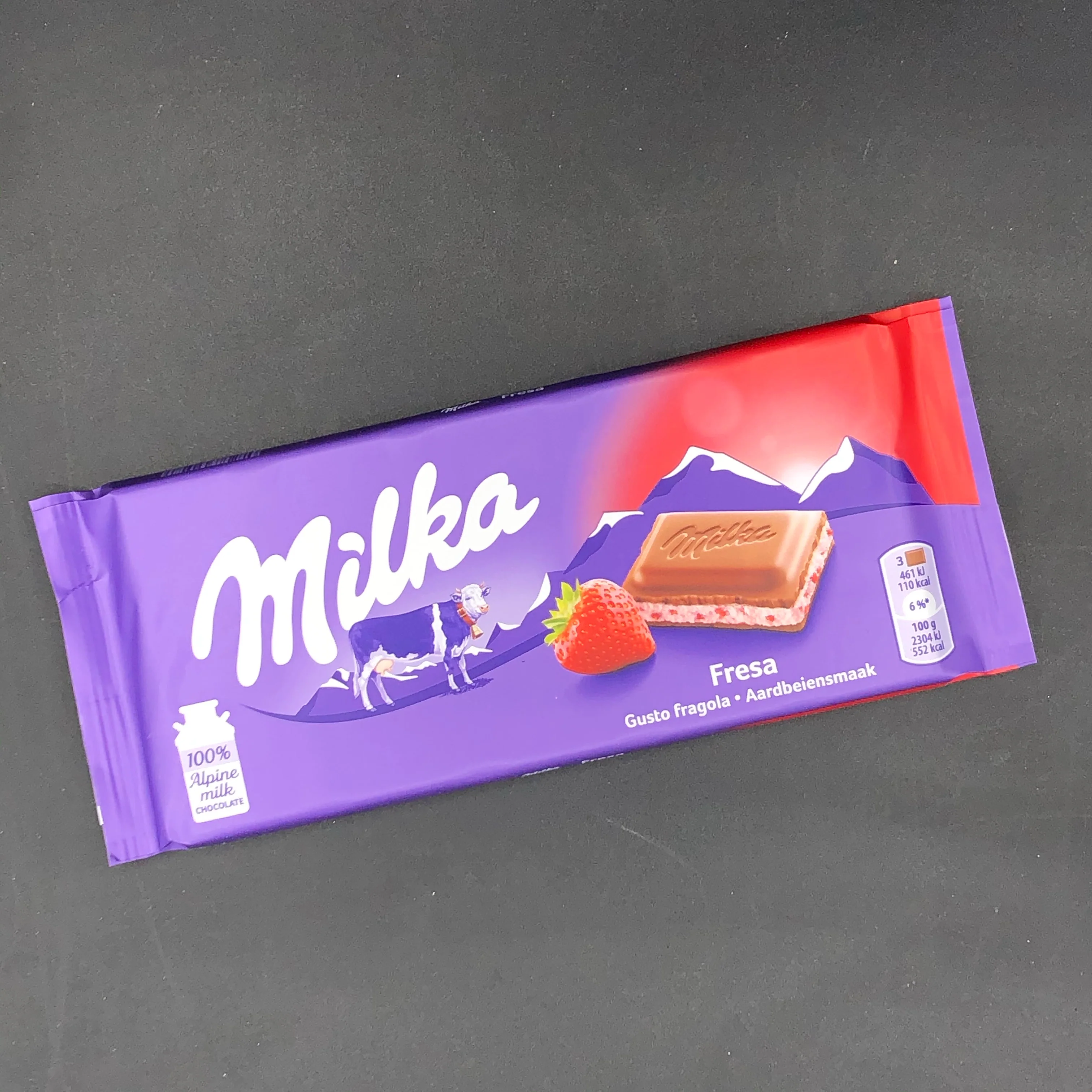 Milka - Strawberry Flavour, 100g (EURO) - Image 3