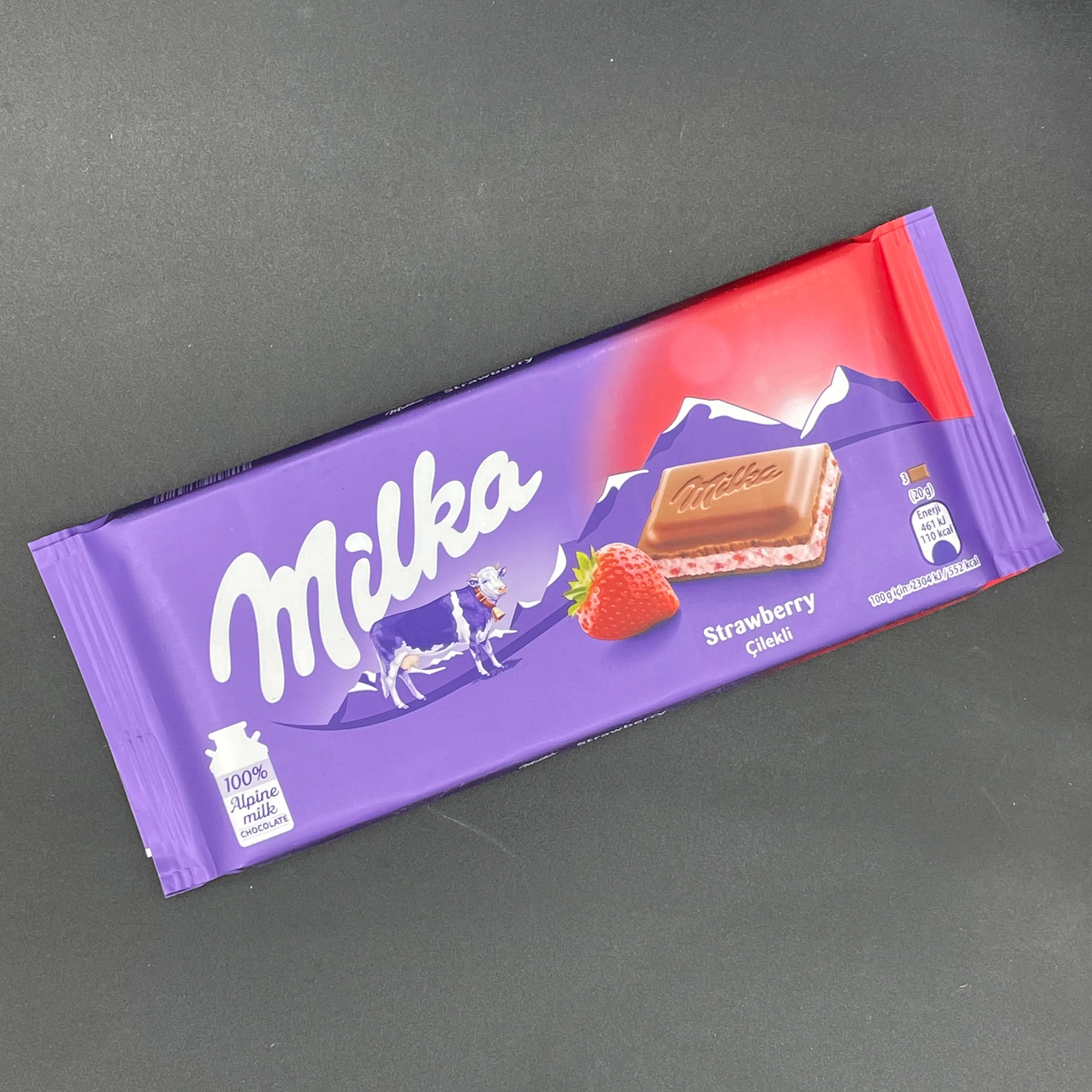 Milka - Strawberry Flavour, 100g (EURO) - Image 4