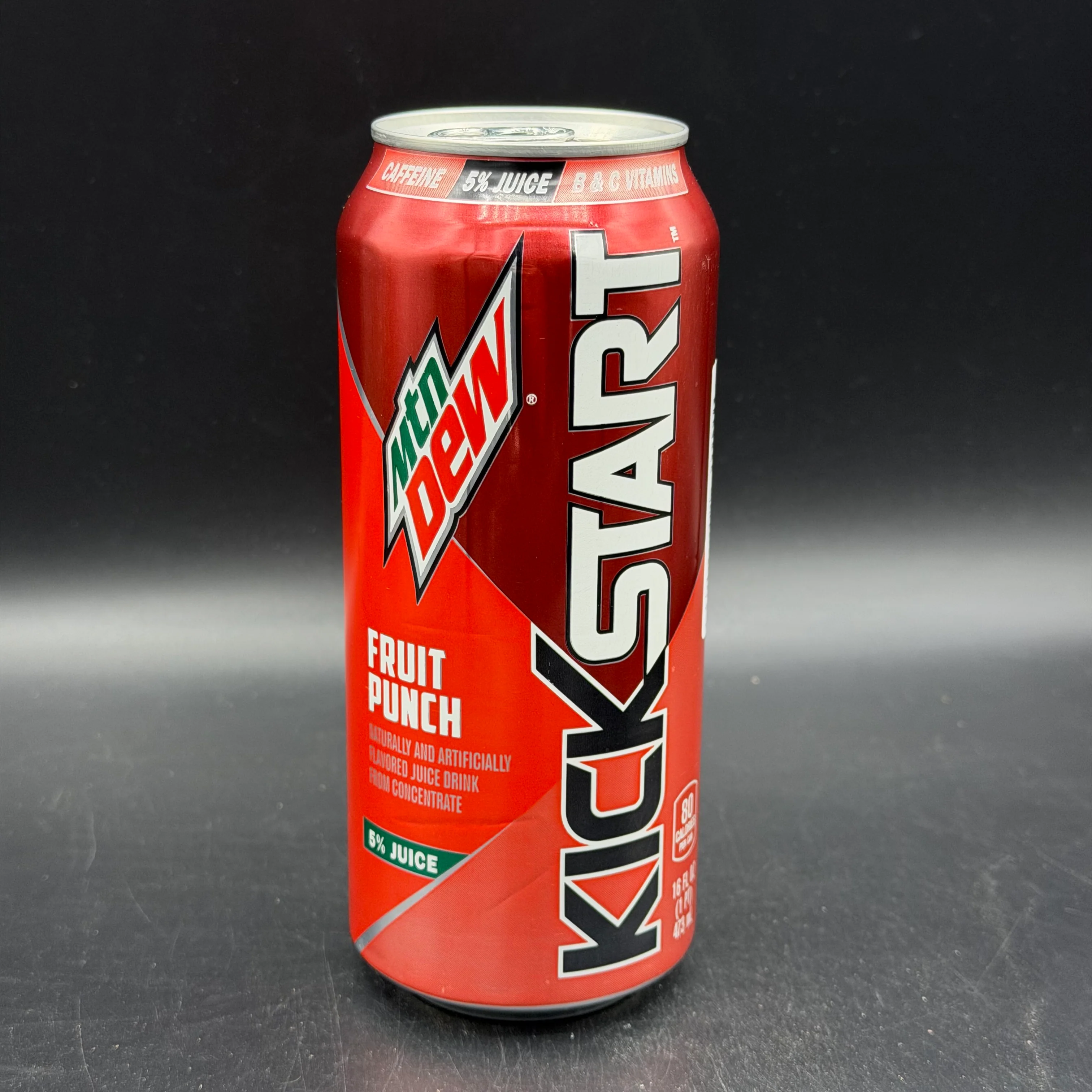 Mtn (Mountain) Dew Kickstart - Fruit Punch Flavour - Energy Drink 473ml (USA)