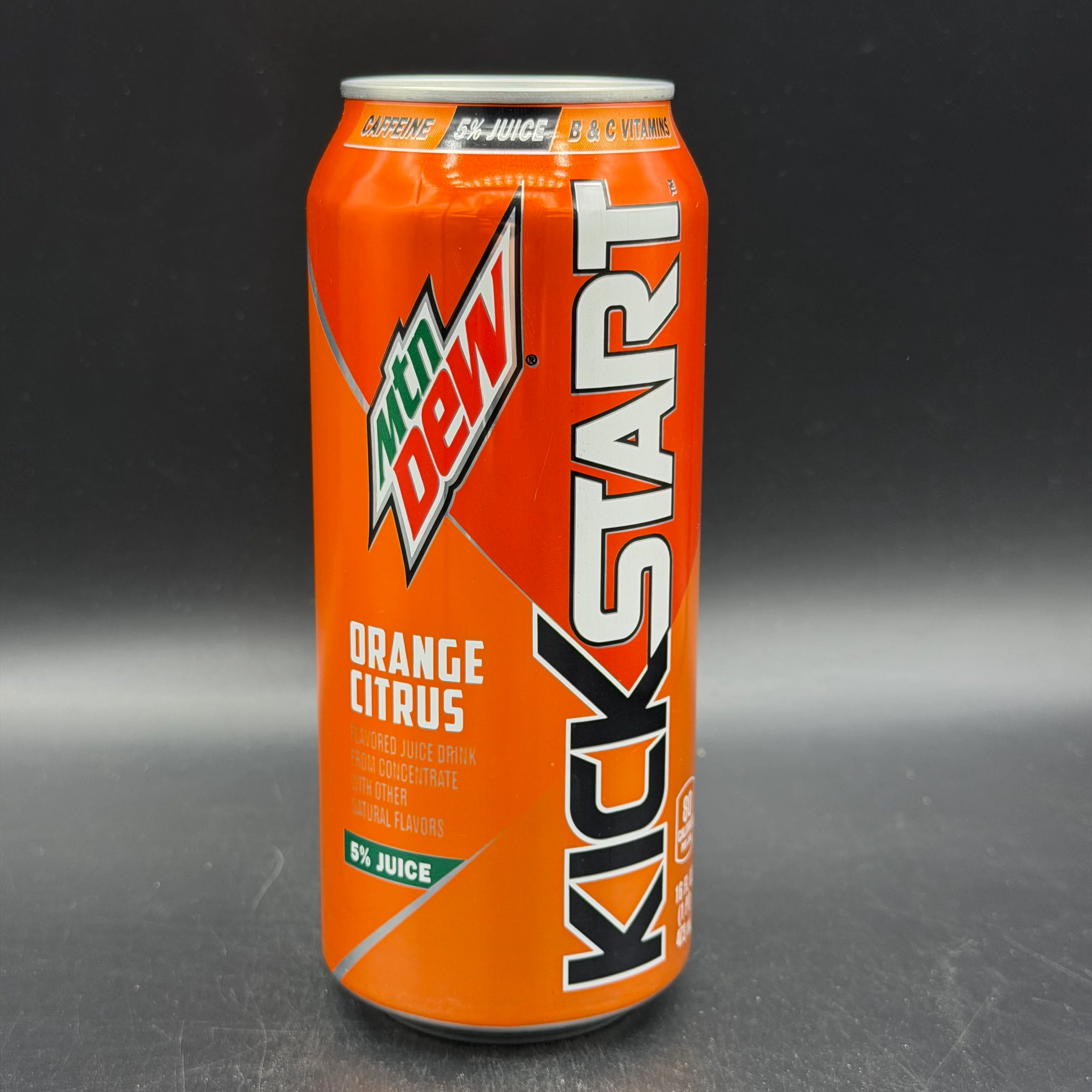Mtn (Mountain) Dew Kickstart - Orange Citrus Flavour - Energy Drink 473ml (USA)