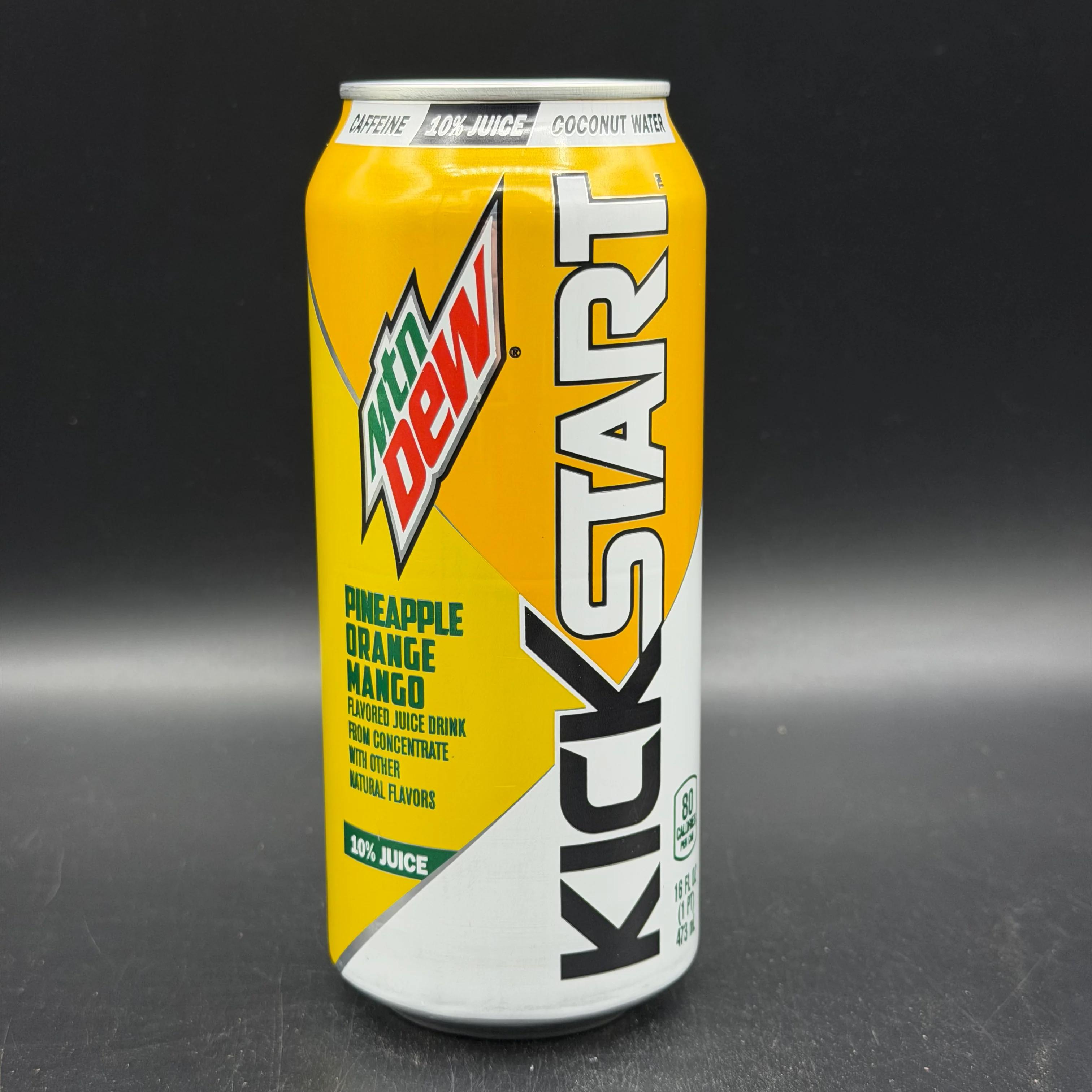 Mtn (Mountain) Dew Kickstart - Pineapple Orange Mango Flavour - Energy Drink 473ml (USA)