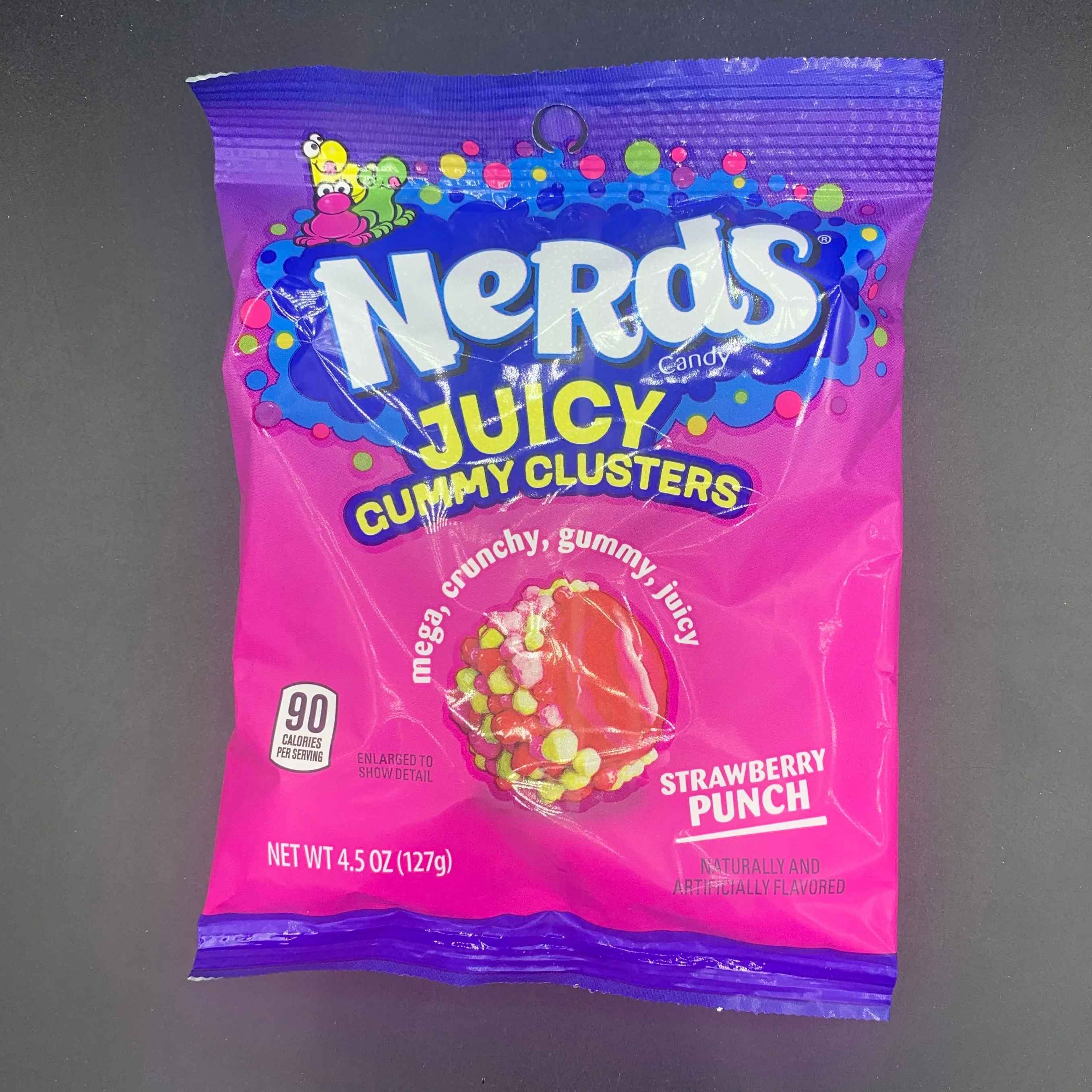 Nerds - Juicy Gummy Clusters, Strawberry Punch Flavour, 127g (USA) - Image 2