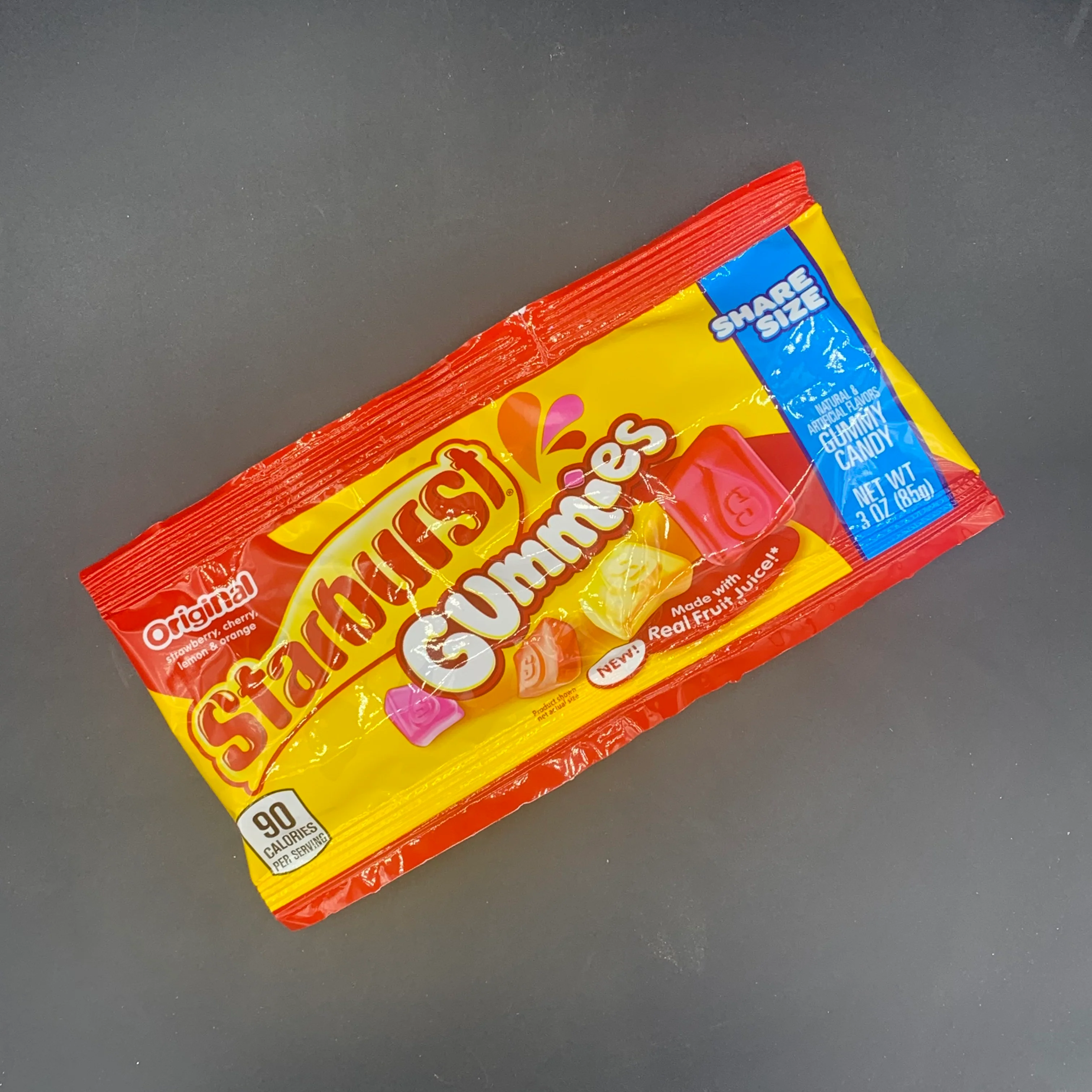 Starburst Gummies - Original, Mixed Fruit Flavours, Share Size, 85g (USA) - Image 2