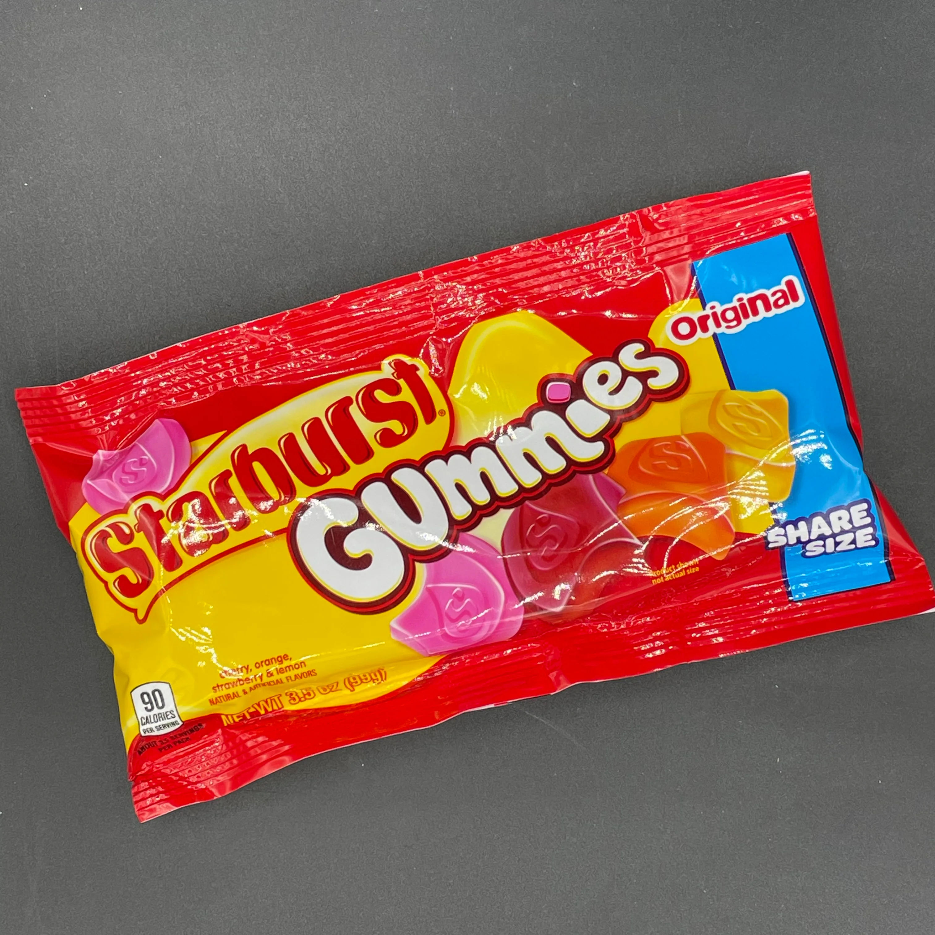 Starburst Gummies - Original, Mixed Fruit Flavours, Share Size, 85g (USA) - Image 3