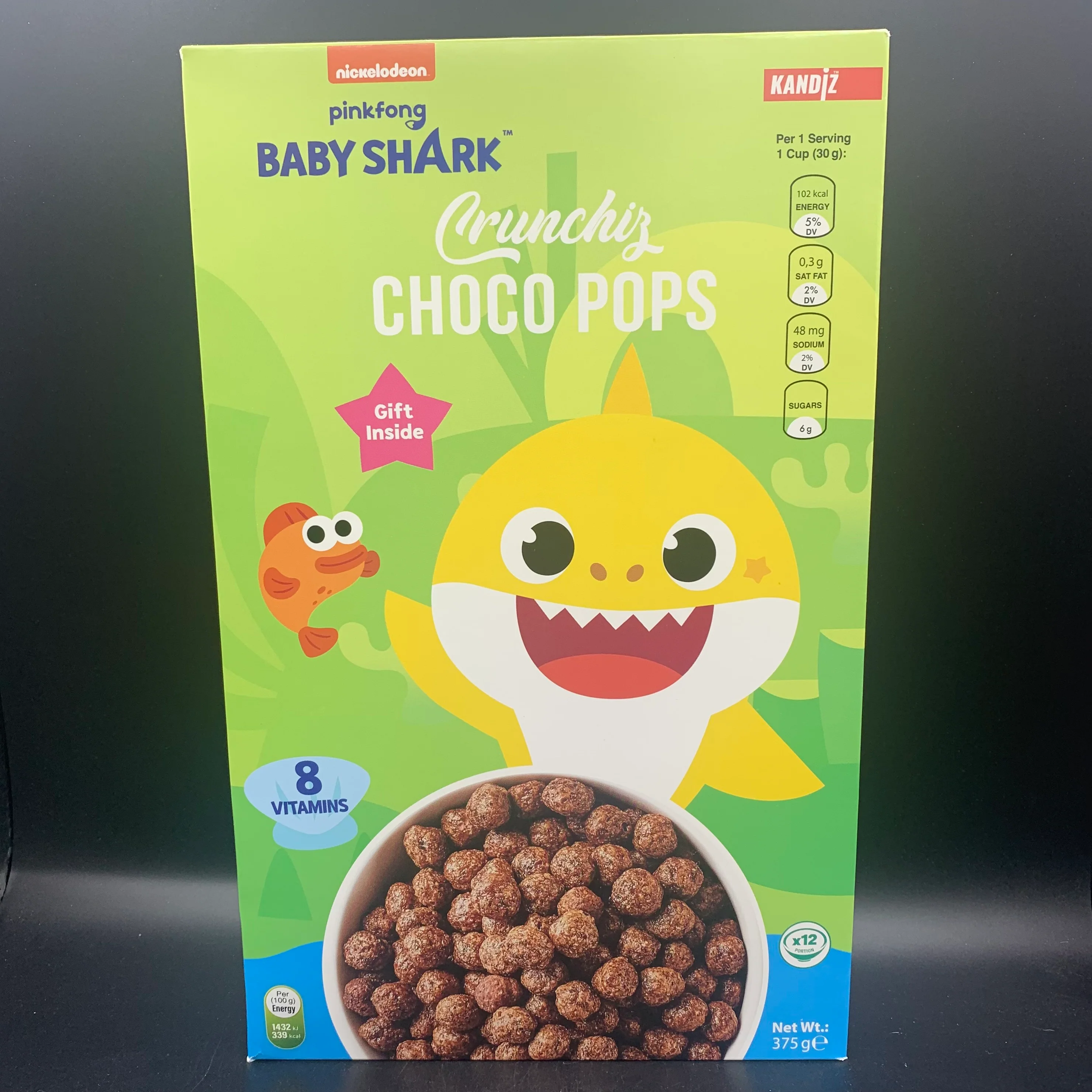 Pinkfong Baby Shark - Choco Pops Cereal, 375g (UK) - Image 3