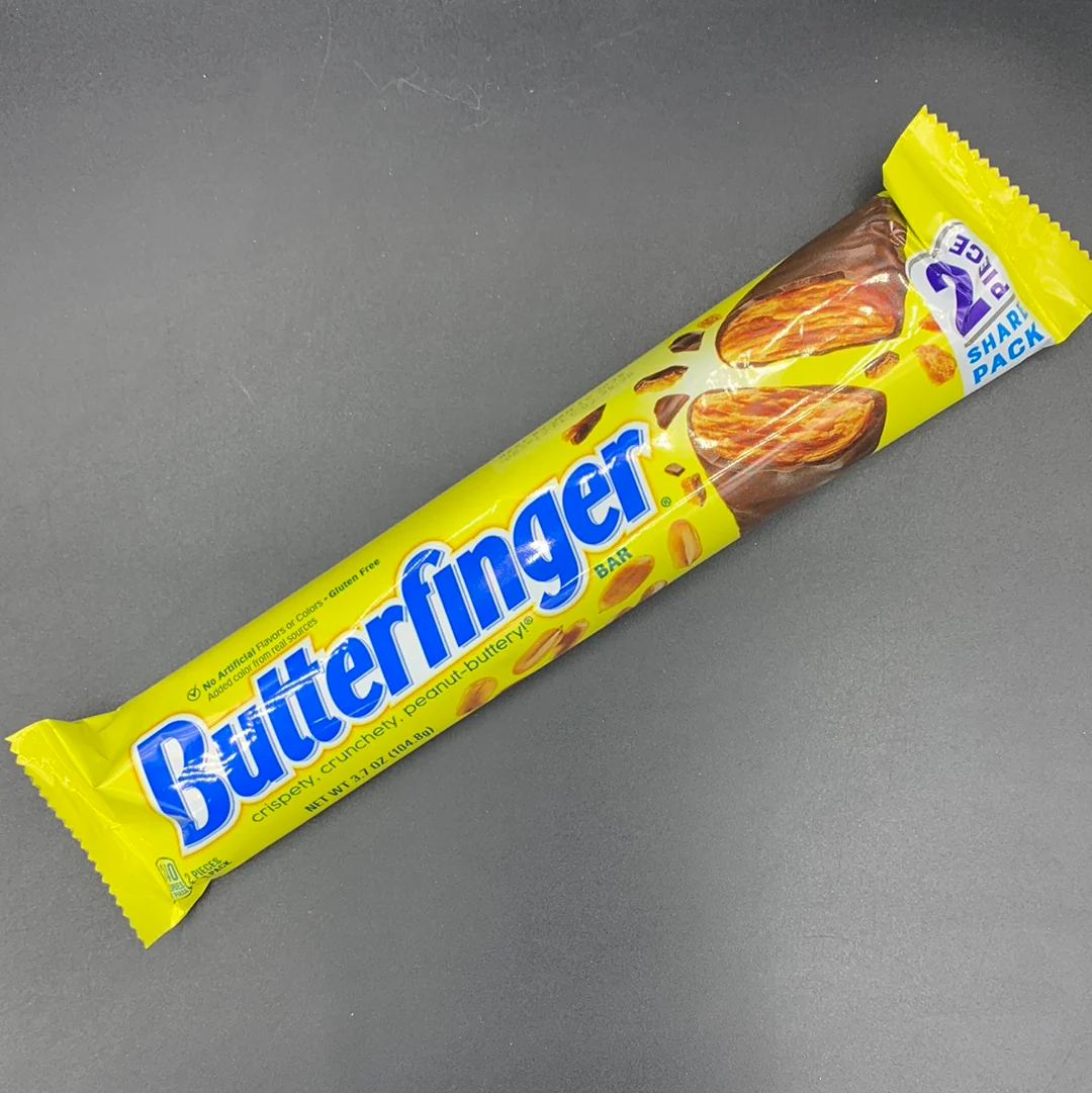 Butterfinger Bar - King Size Share Bar, 2 Pieces 104g (USA)