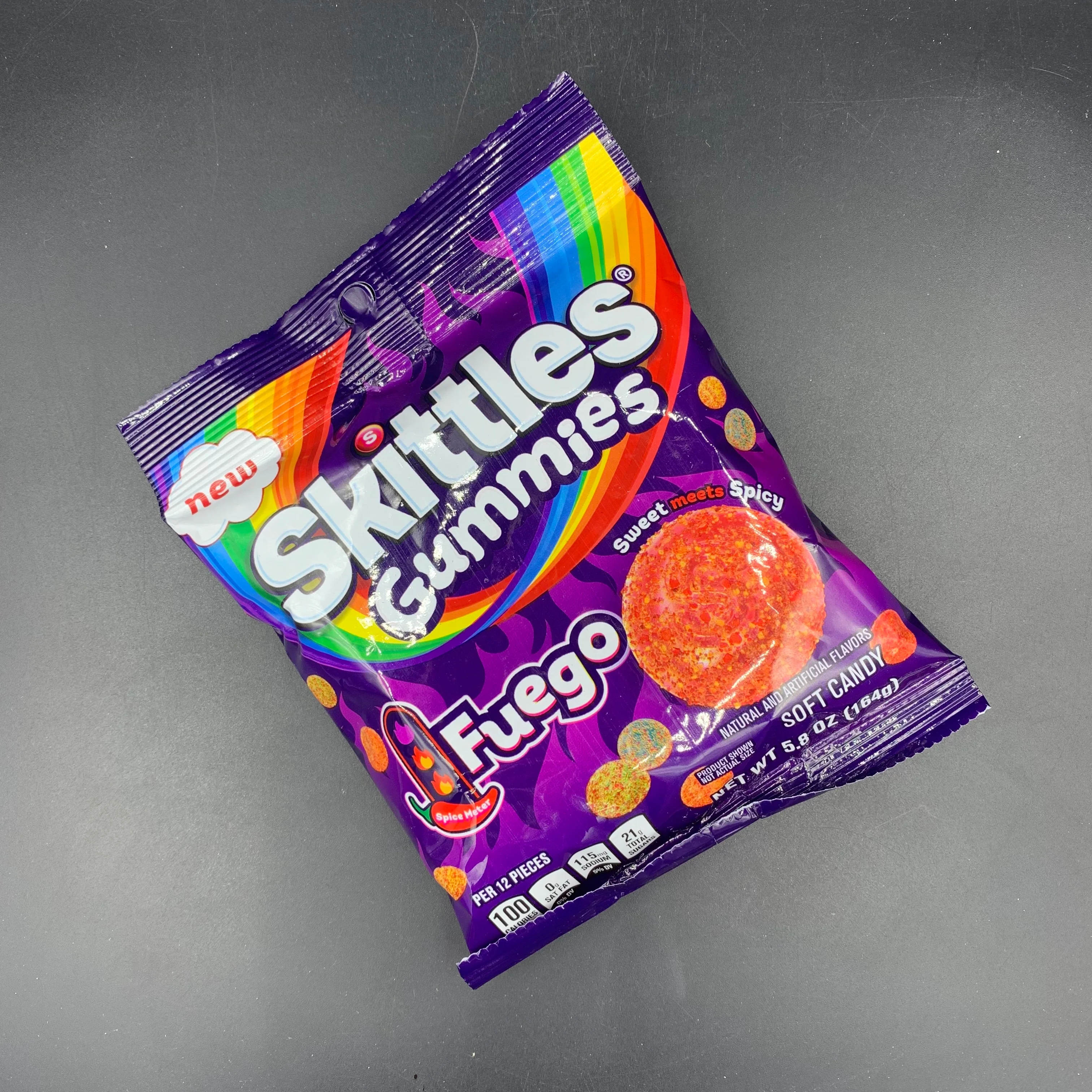 NEW Skittles Gummies - Fuego Flavour, 164g (USA) - Image 2