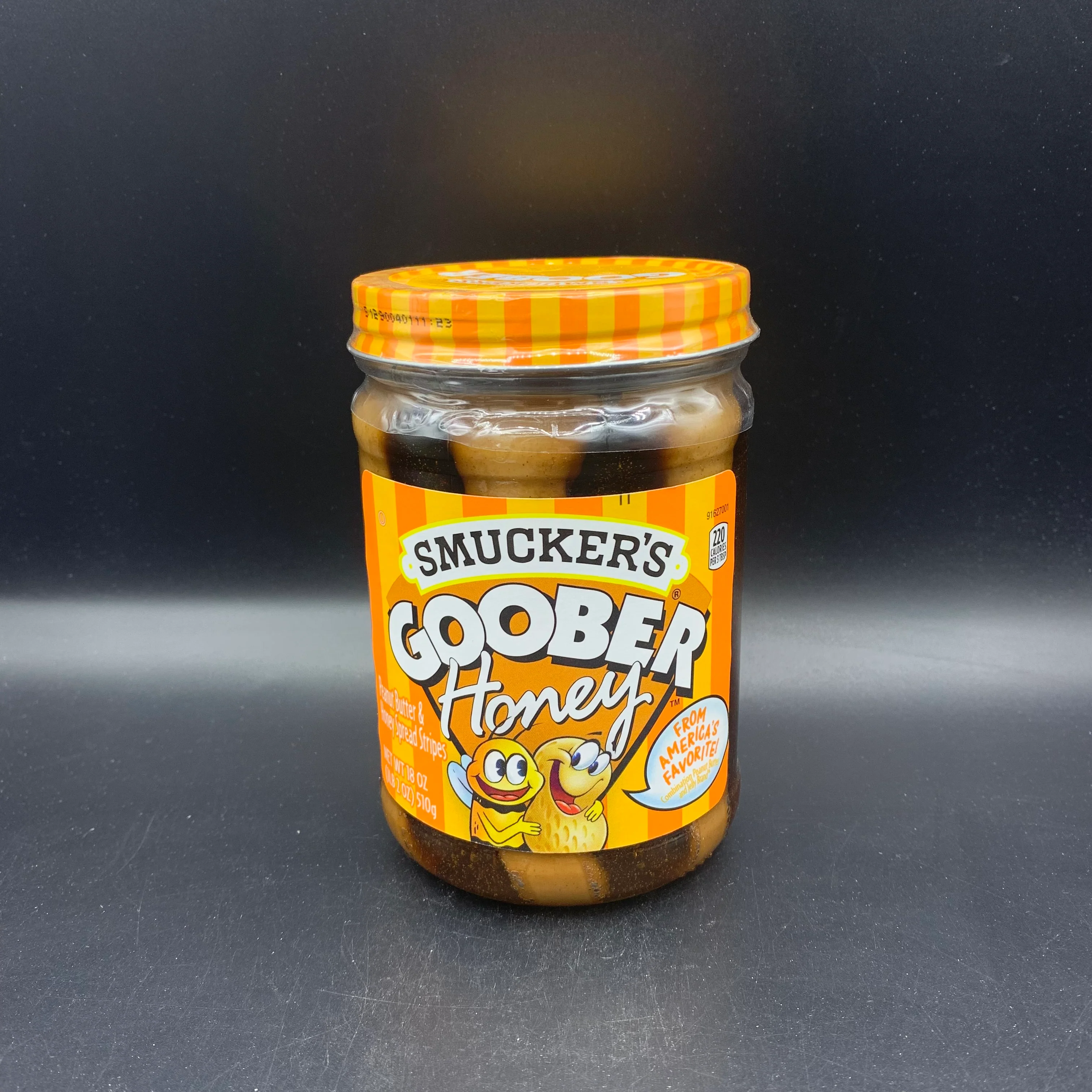 Smuckers Goober Honey - Peanut Butter & Honey Jelly Stripes, 510g (USA) - Image 3