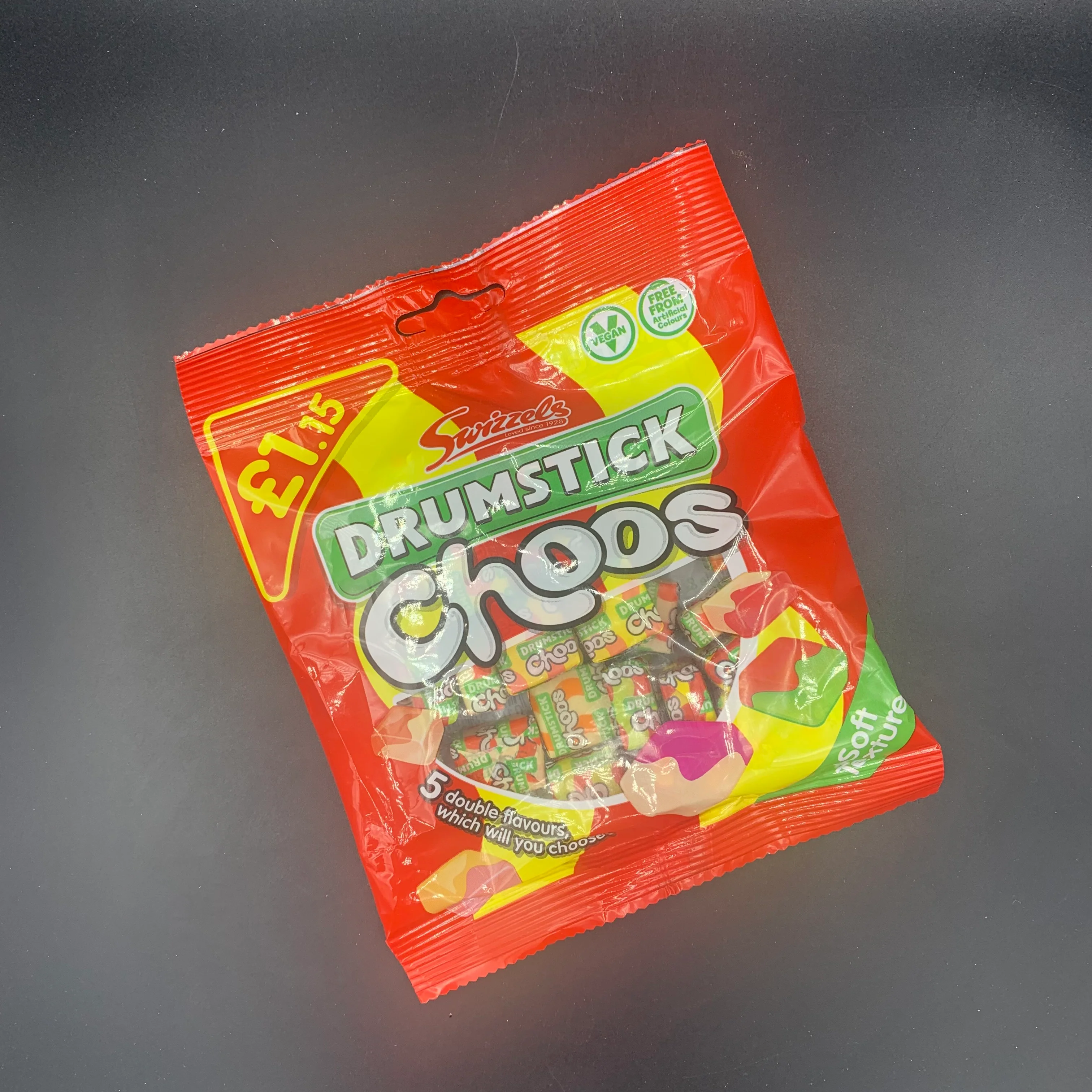 Swizzels Drumstick Choos - Mixed Flavoured Chewy Candy, 115g (UK) - Image 2