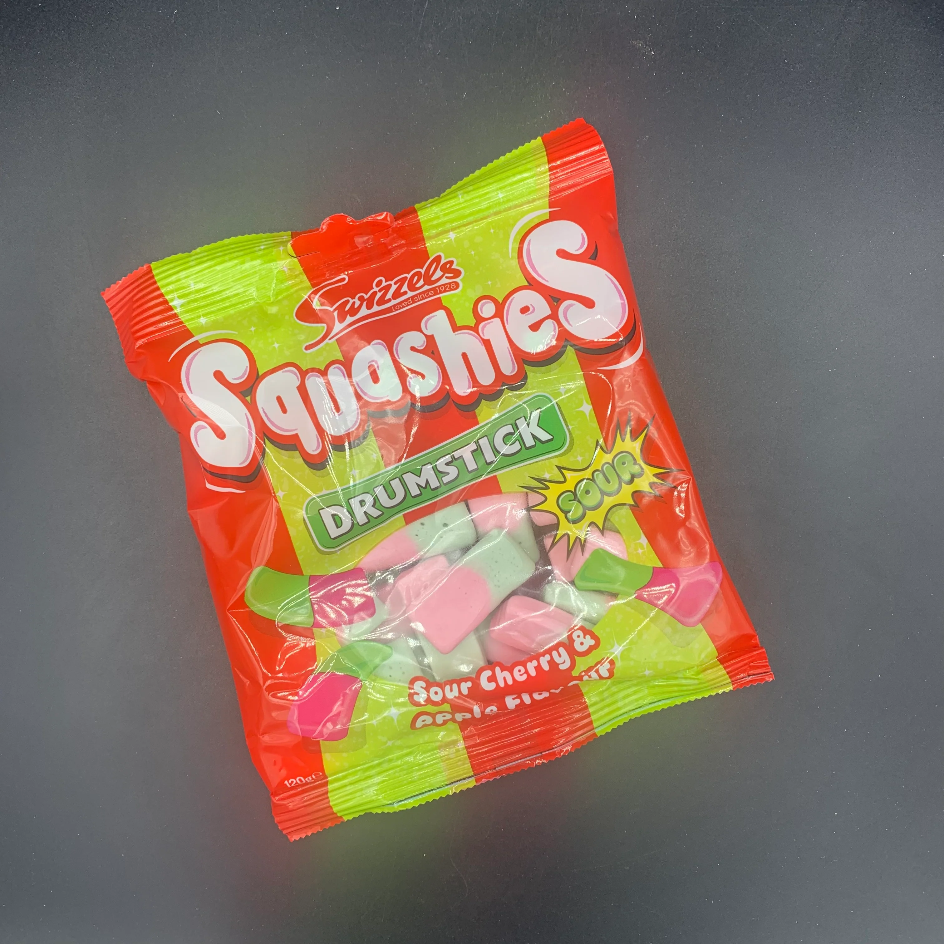 Swizzels Drumstick Squashies - Sour Cherry & Apple Flavour, 120g (UK) - Image 2