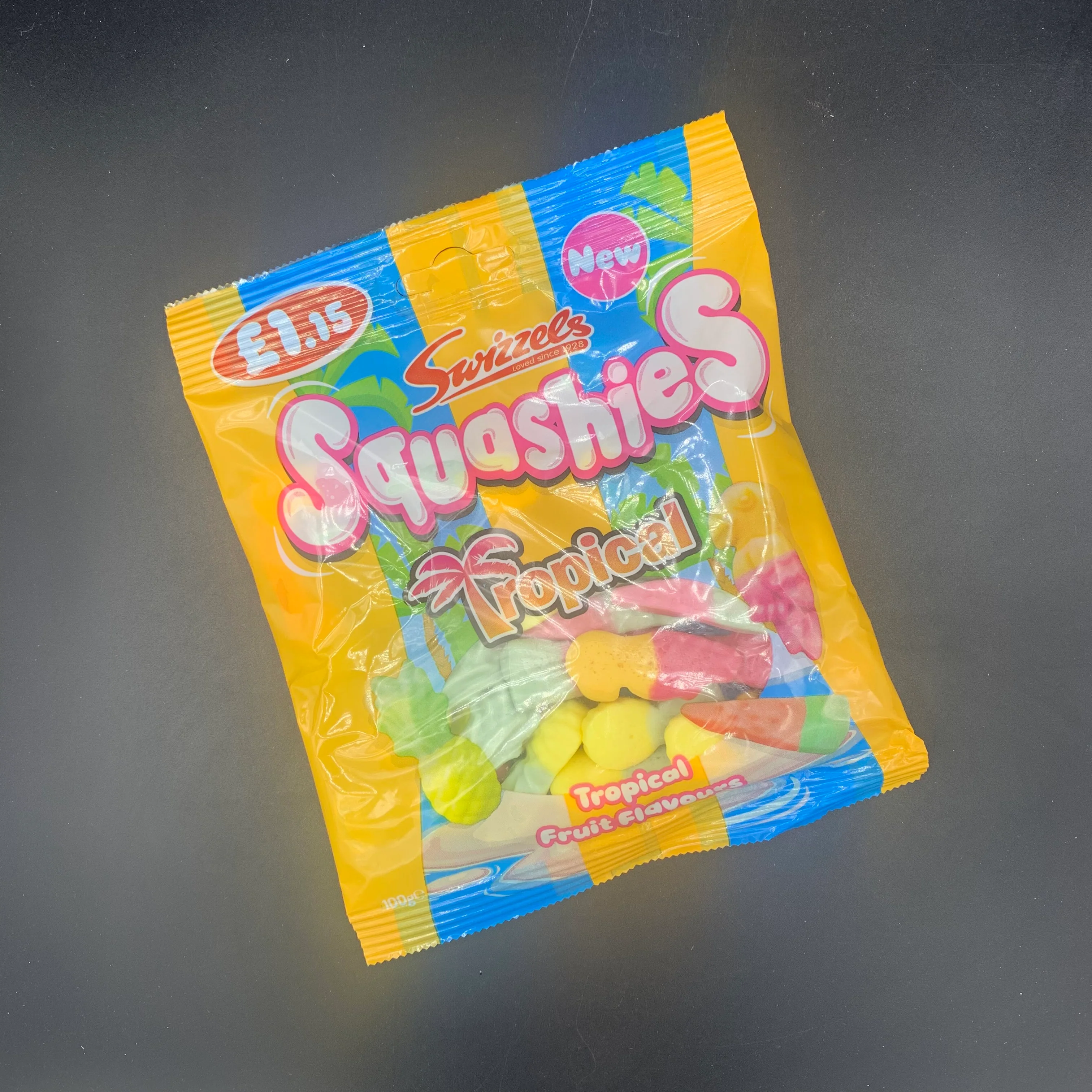 Swizzels Squashies - Tropical Fruit Flavour, 100g (UK) - Image 2
