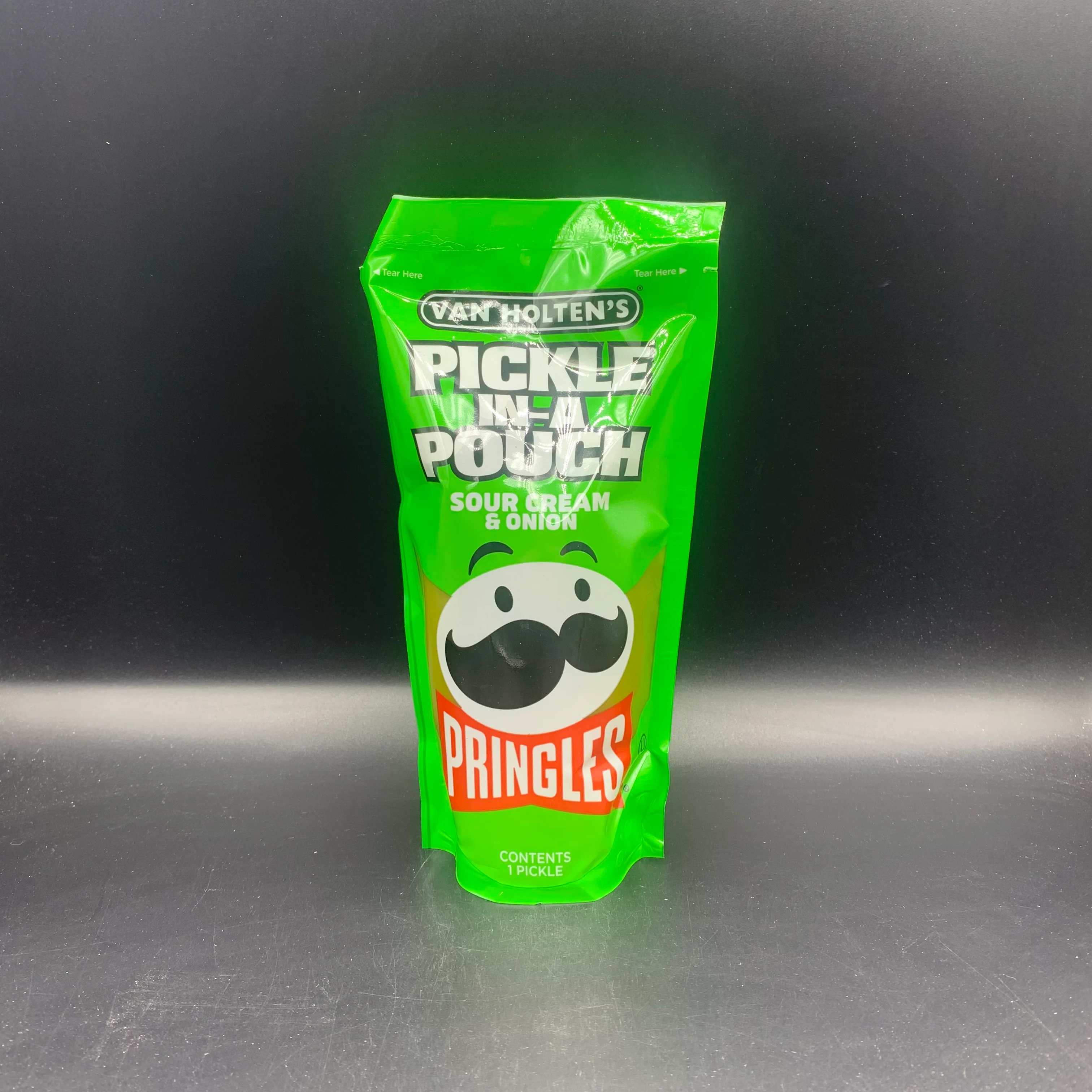 Van Holten’s Pickle In A Pouch - PRINGLES, Sour Cream & Onion Flavour - 1 Giant Pickle! (USA) LIMITED STOCK - Image 2