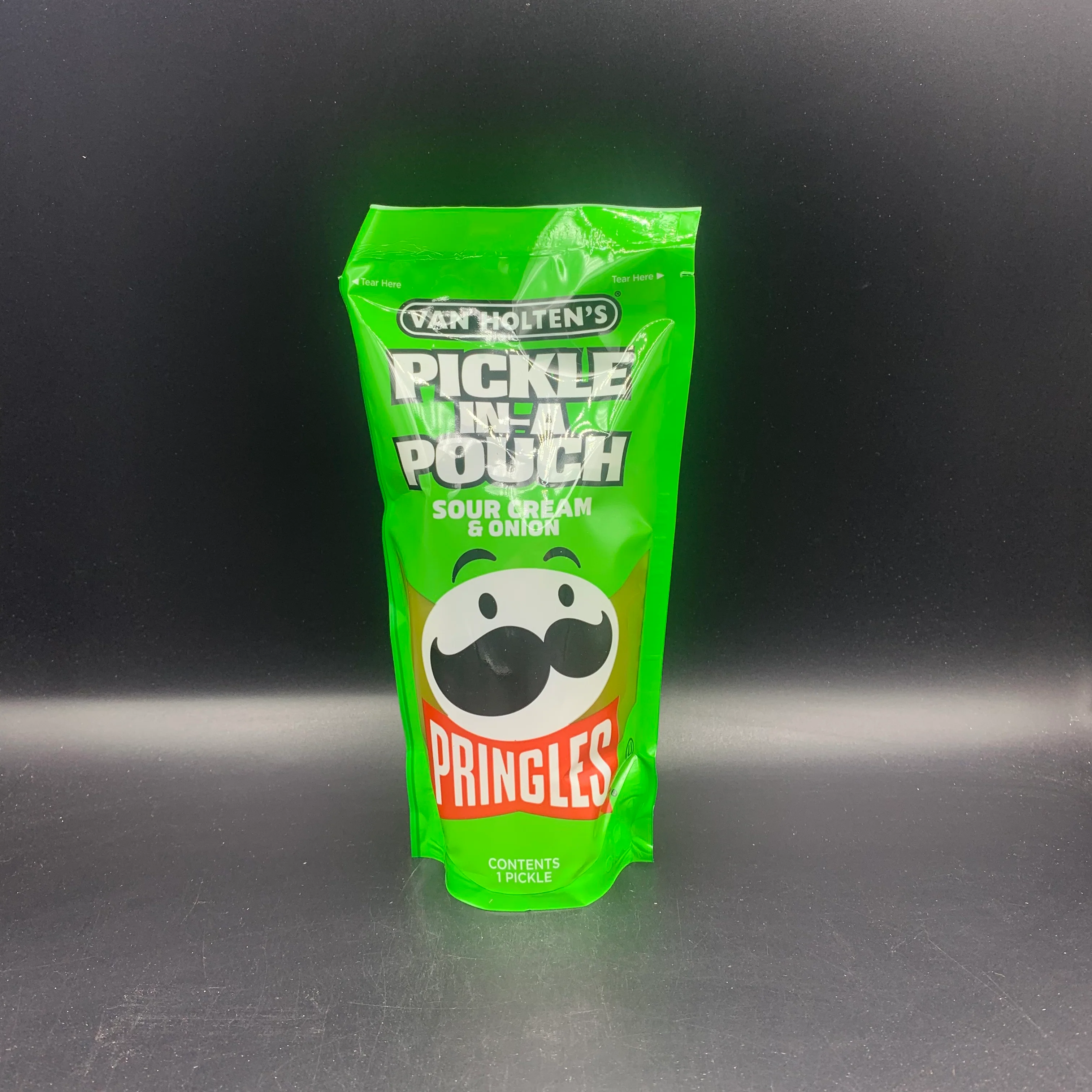 Van Holten’s Pickle In A Pouch - PRINGLES, Sour Cream & Onion Flavour - 1 Giant Pickle! (USA) LIMITED STOCK - Image 3