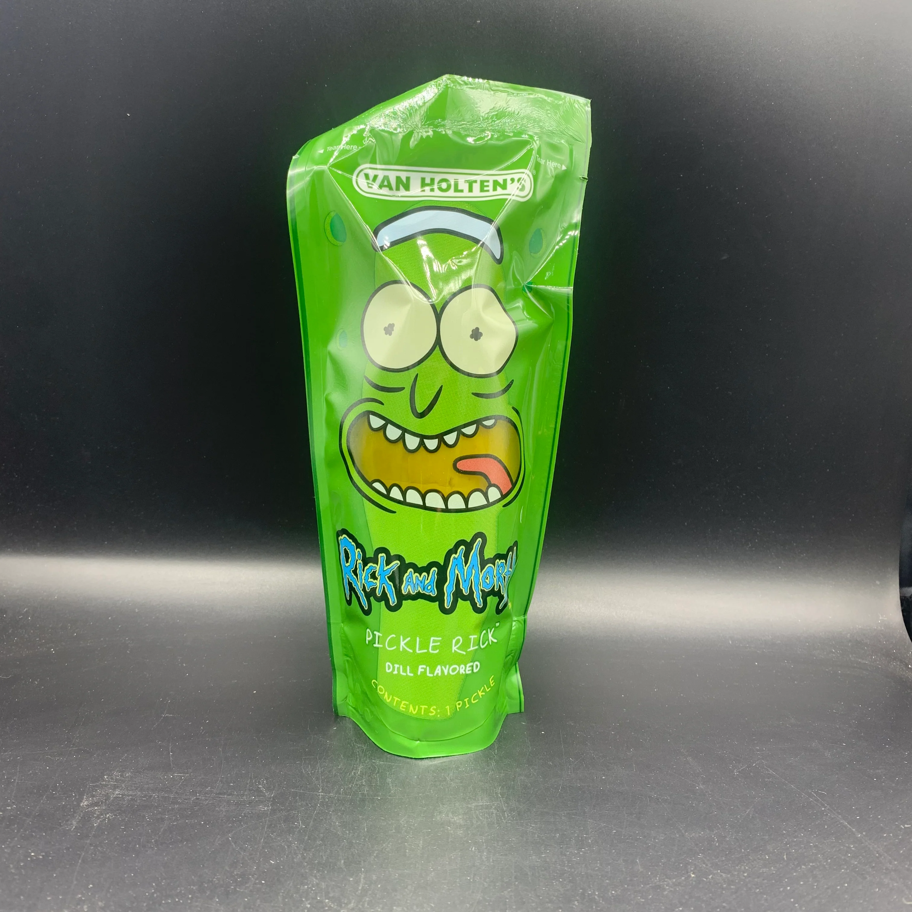 Van Holten’s Pickle In A Pouch - RICK & MORTY, Pickle Rick Dill Flavour - 1 Giant Pickle! (USA) LIMITED STOCK - Image 2