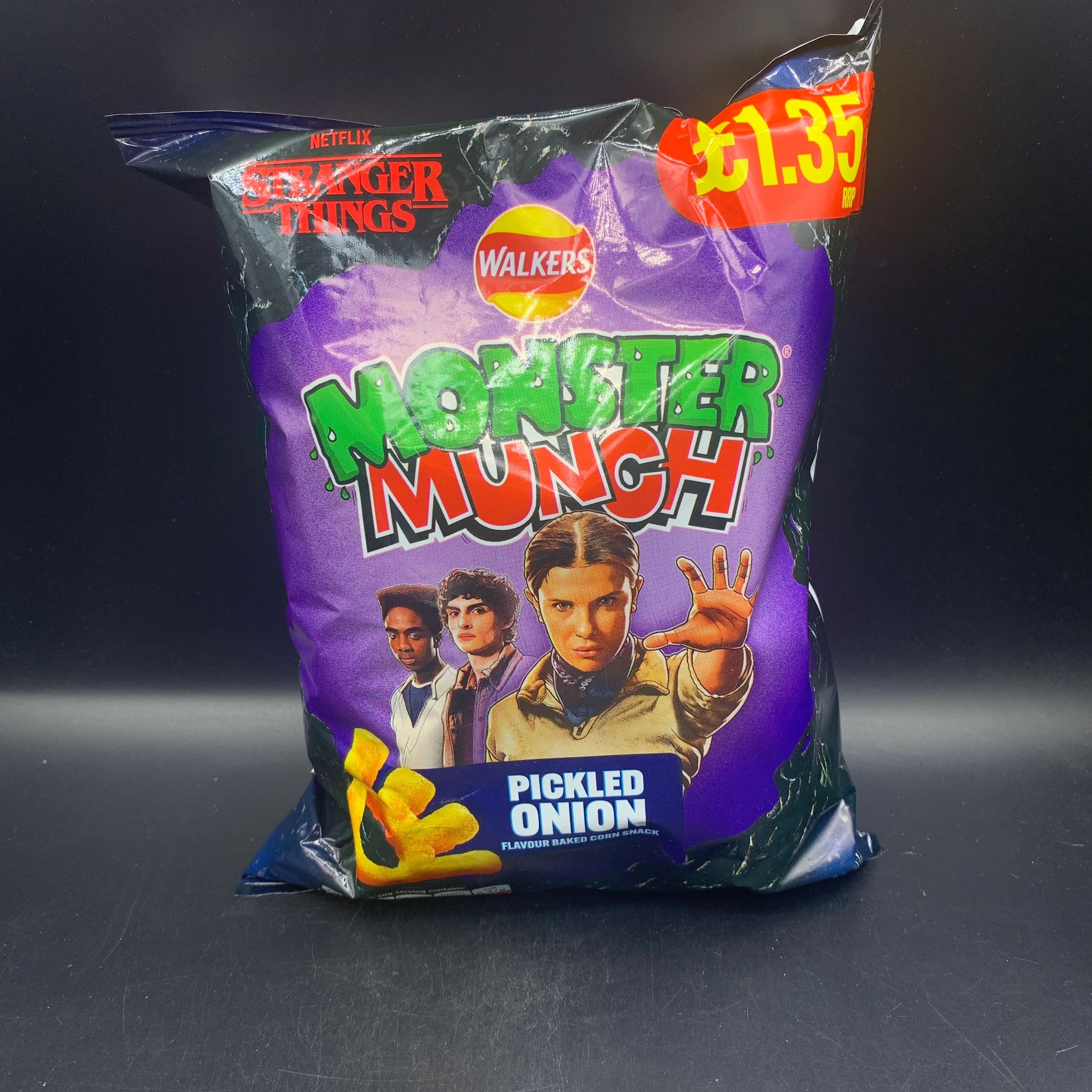 Walkers - Monster Munch, Pickled Onion Flavour, 72g (UK) - Image 2
